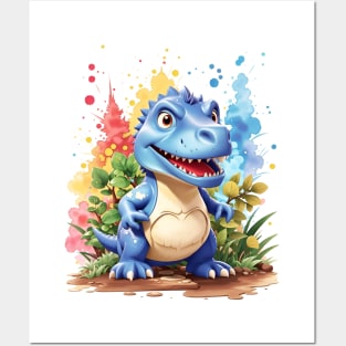 Velociraptor Dinosaurs Cute Raptor Posters and Art